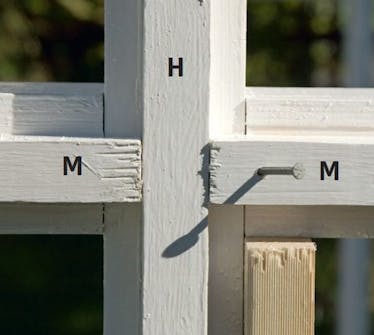 Den anden ende af sprossen til orangeri Den anden ende af sprossen til orangeri fastskrues